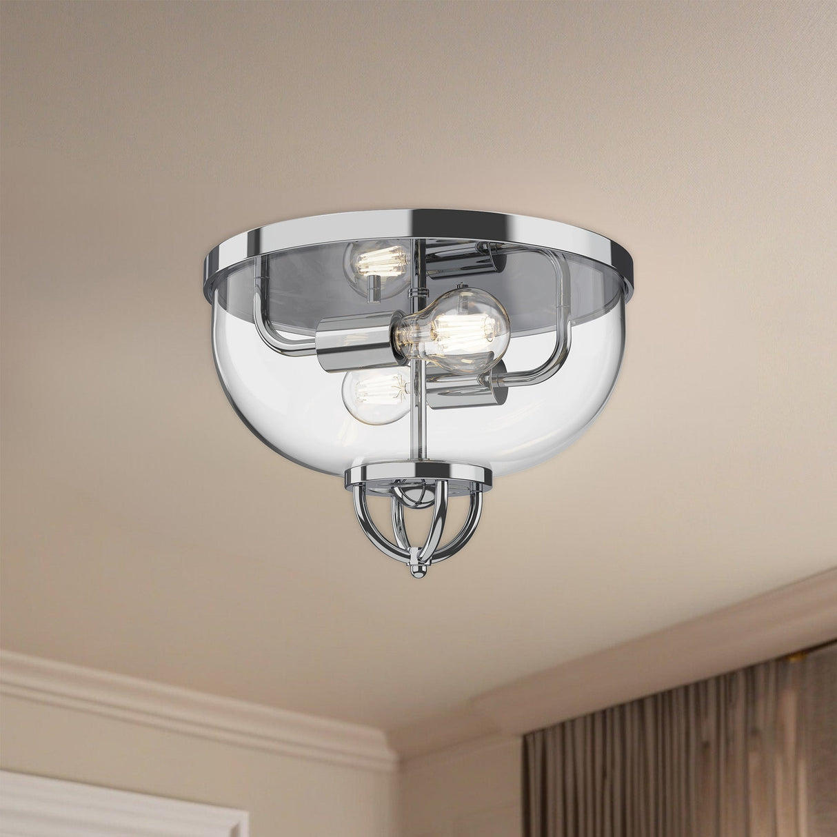 Alora Mood Lancaster 13-in Flush Mount