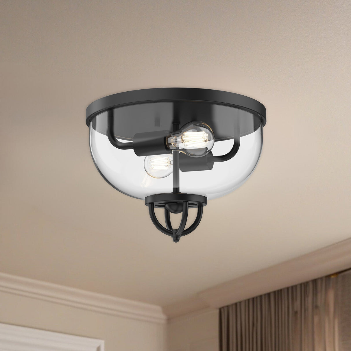 Alora Mood Lancaster 13-in Flush Mount
