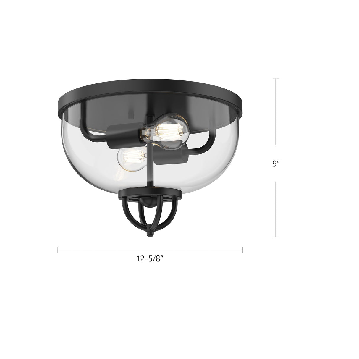 Alora Mood Lancaster 13-in Flush Mount