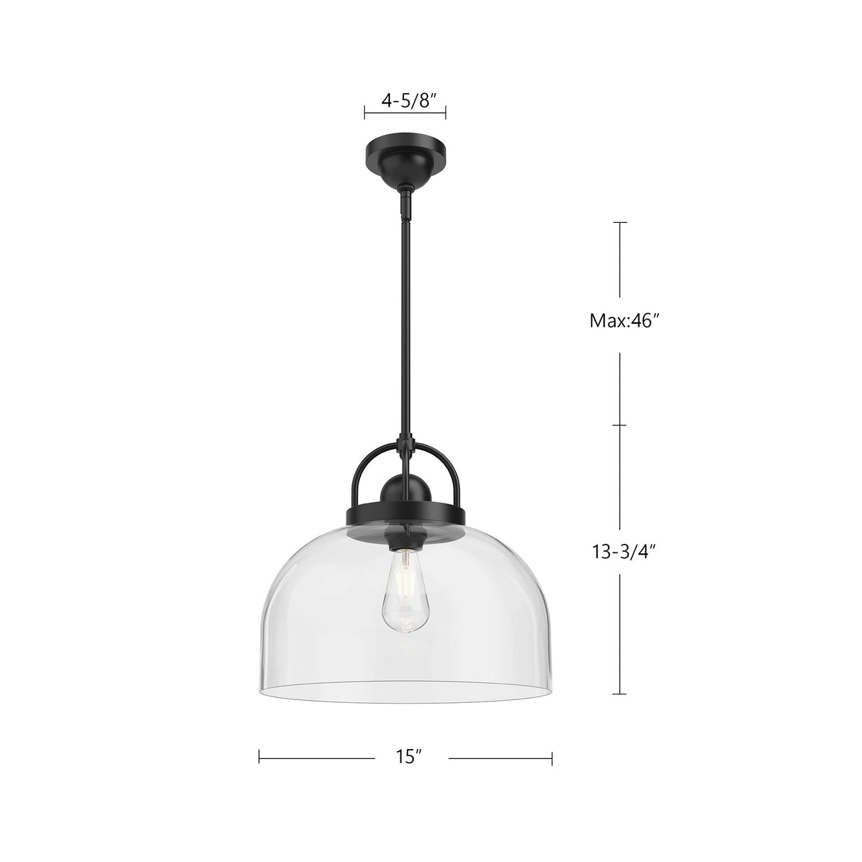 Alora Mood Lancaster 15-in Pendant