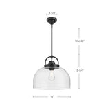 Alora Mood Lancaster 15-in Pendant