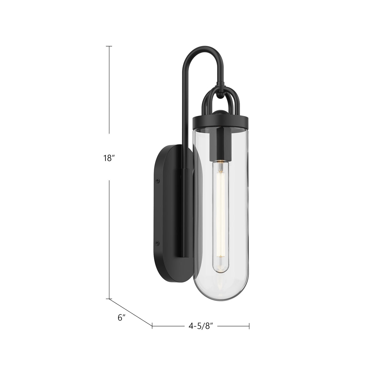 Alora Mood Lancaster 5-in Wall/Vanity Light