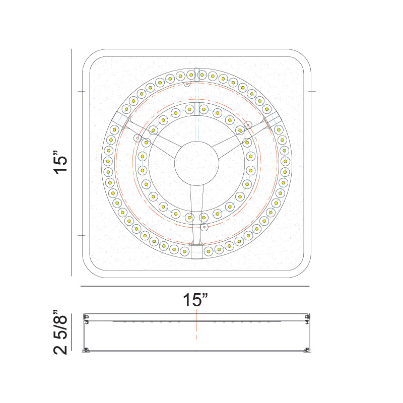 Matteo Ceiling Mount M10545BK