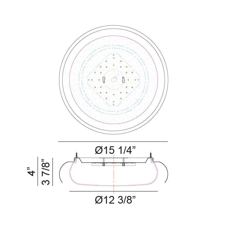 Matteo Flush Mounts M16215