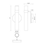 Alora Madison 14-in Wall/Vanity Light