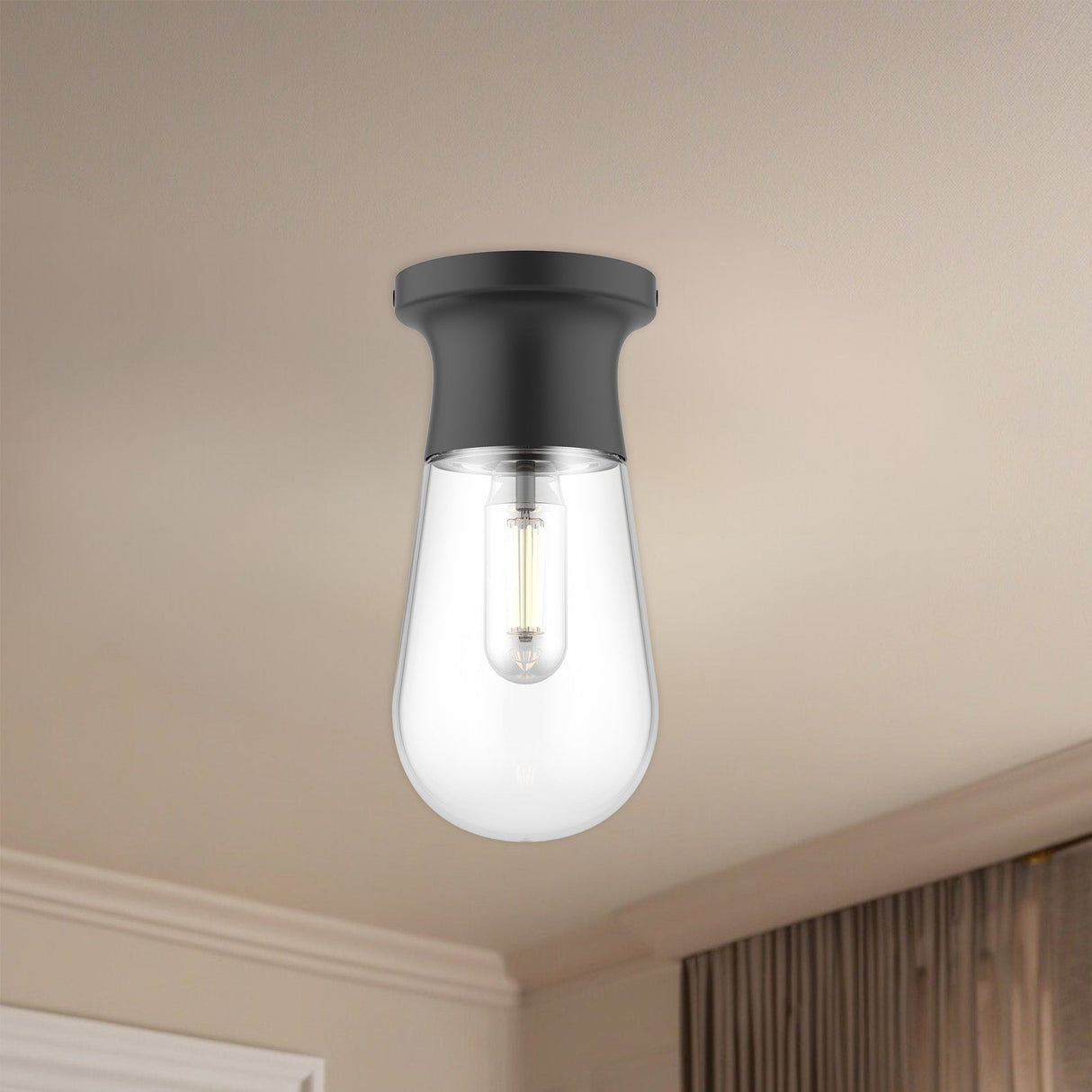 Alora Mood Marcel 5-in Semi-Flush Mount