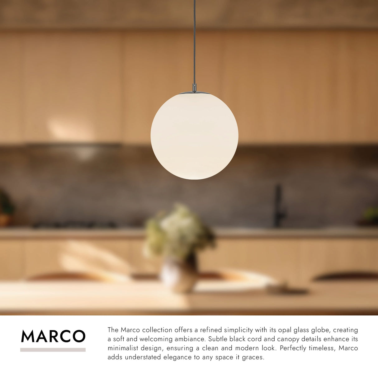 Kuzco Marco 12-in Pendant
