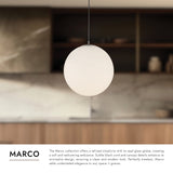 Kuzco Marco 16-in (196-in Wire) Pendant