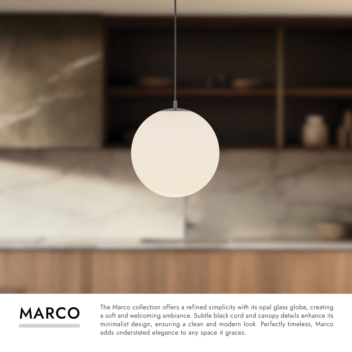 Kuzco Marco 12-in LED Pendant