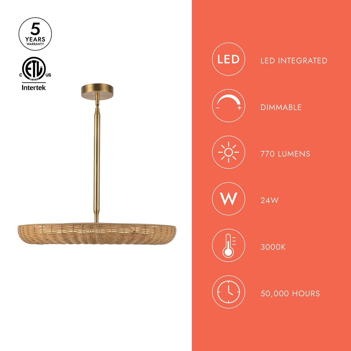 Alora Mood Maris 24-in Chandelier