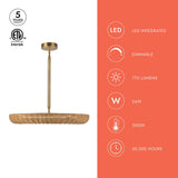 Alora Mood Maris 24-in Chandelier