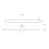 Kuzco Marlon 36-in Vanity Light