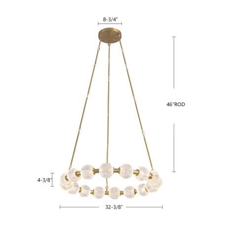 Alora Marni 32-in Chandelier