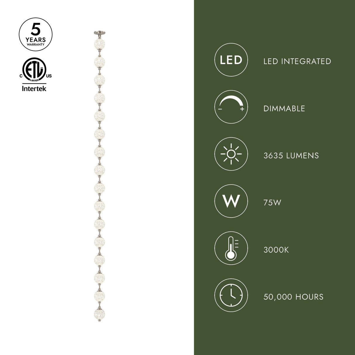 Alora Marni 9.5-ft Pendant