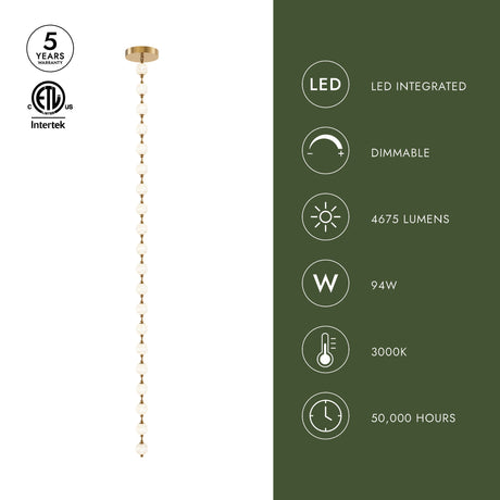 Alora Marni 12-ft Pendant