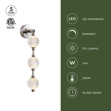 Alora Marni 23-in Wall/Vanity Light
