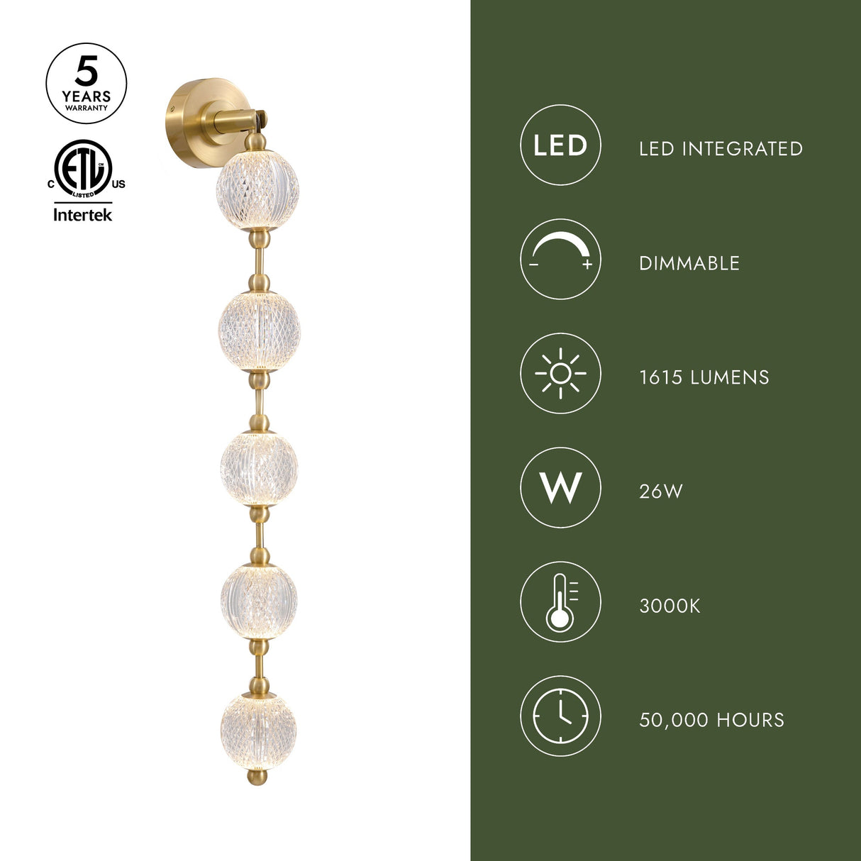 Alora Marni 38-in Wall/Vanity Light