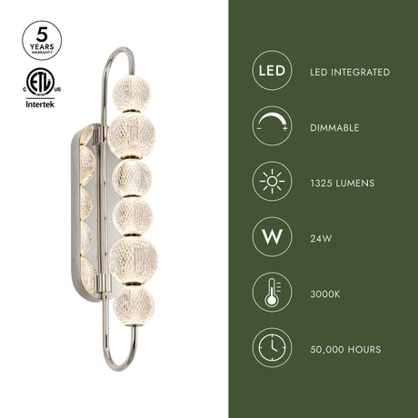 Alora Marni 28-in Wall/Vanity Light