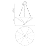 Alora Martine 30-in Chandelier