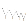 Kuzco Mason 4 Head Linear Pendant – Adjustable with Metal Strap Detail