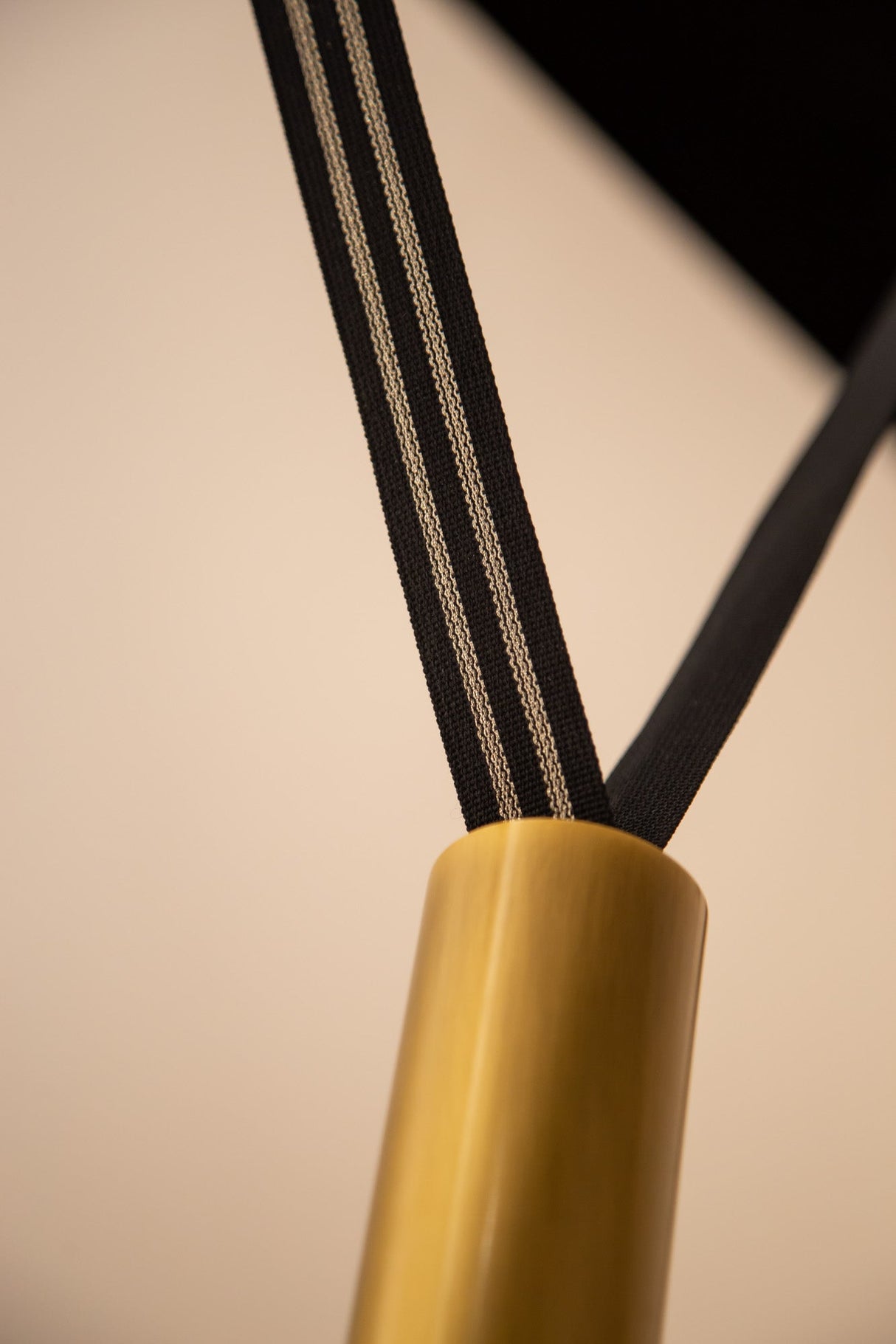 Kuzco Mason 4 Head Linear Pendant – Adjustable with Metal Strap Detail