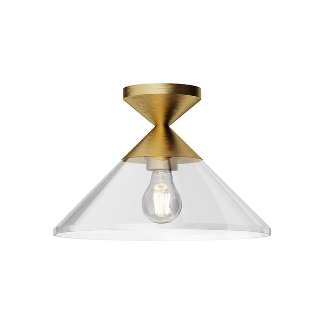 Alora Mood Mauer 12-in Semi-Flush Mount