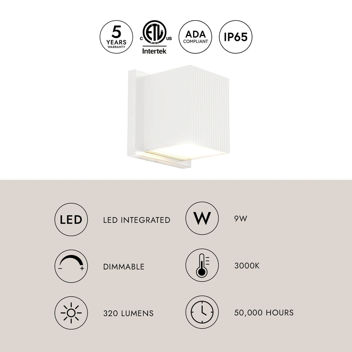 Kuzco Mavis 4-in Exterior Wall Sconce