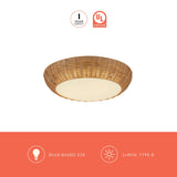 Alora Mood Merida 14-in Flush Mount