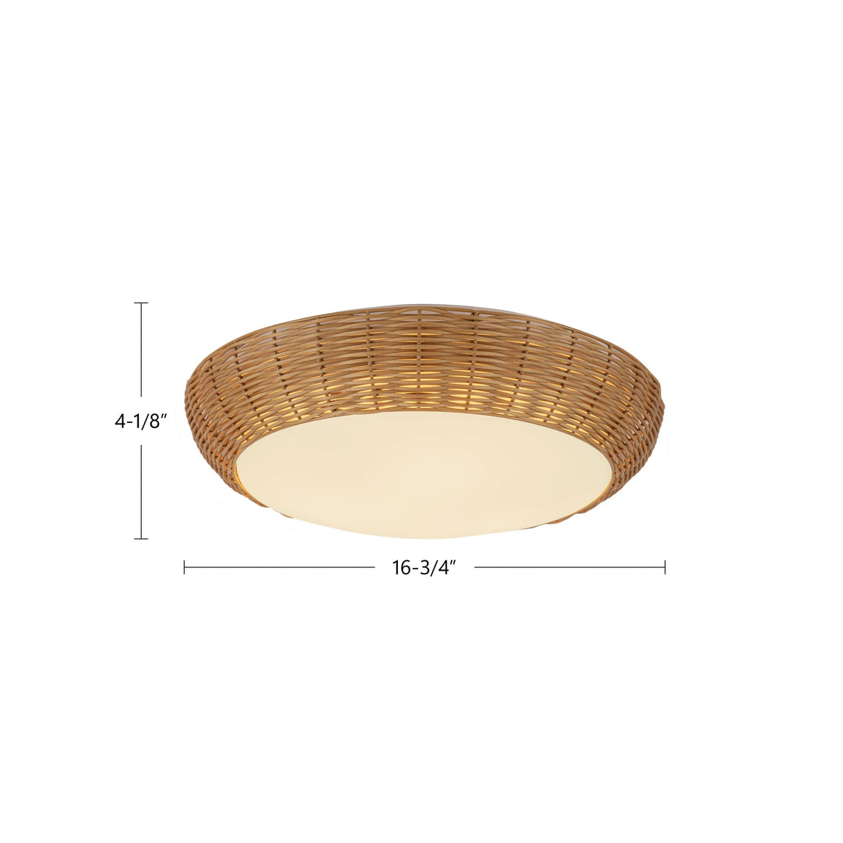 Alora Mood Merida 17-in Flush Mount