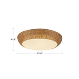 Alora Mood Merida 17-in Flush Mount