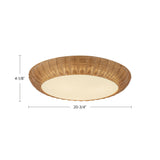 Alora Mood Merida 21-in Flush Mount