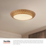 Alora Mood Merida 21-in Flush Mount