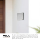 Kuzco Mica 6-in All-terior Up/Down Wall Light