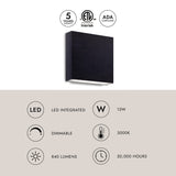 Kuzco Mica 6-in All-terior Up/Down Wall Light