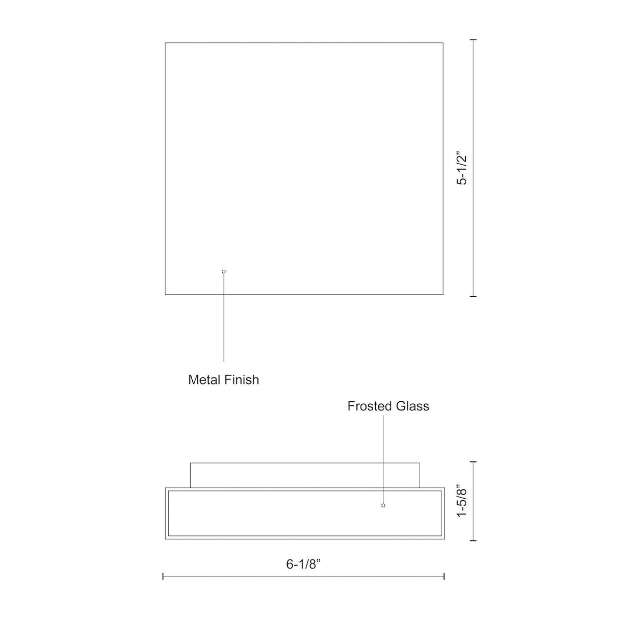 Kuzco Mica 6-in All-terior Up/Down Wall Light