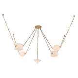Alora Mineral 5-Head Chandelier