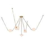 Alora Mineral 5-Head Chandelier