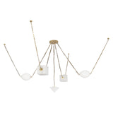 Alora Mineral 5-Head Chandelier
