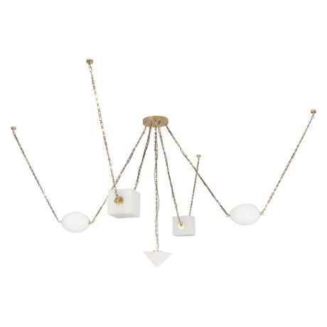 Alora Mineral 5-Head Chandelier