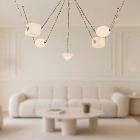 Alora Mineral 5-Head Chandelier