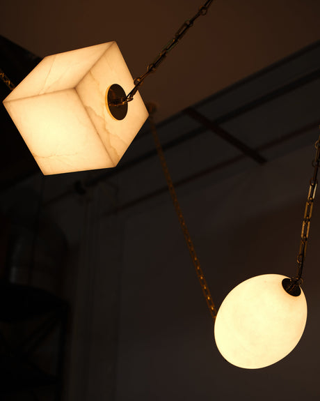 Alora Mineral 5-Head Chandelier