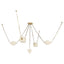 Alora Mineral 5-Head Chandelier