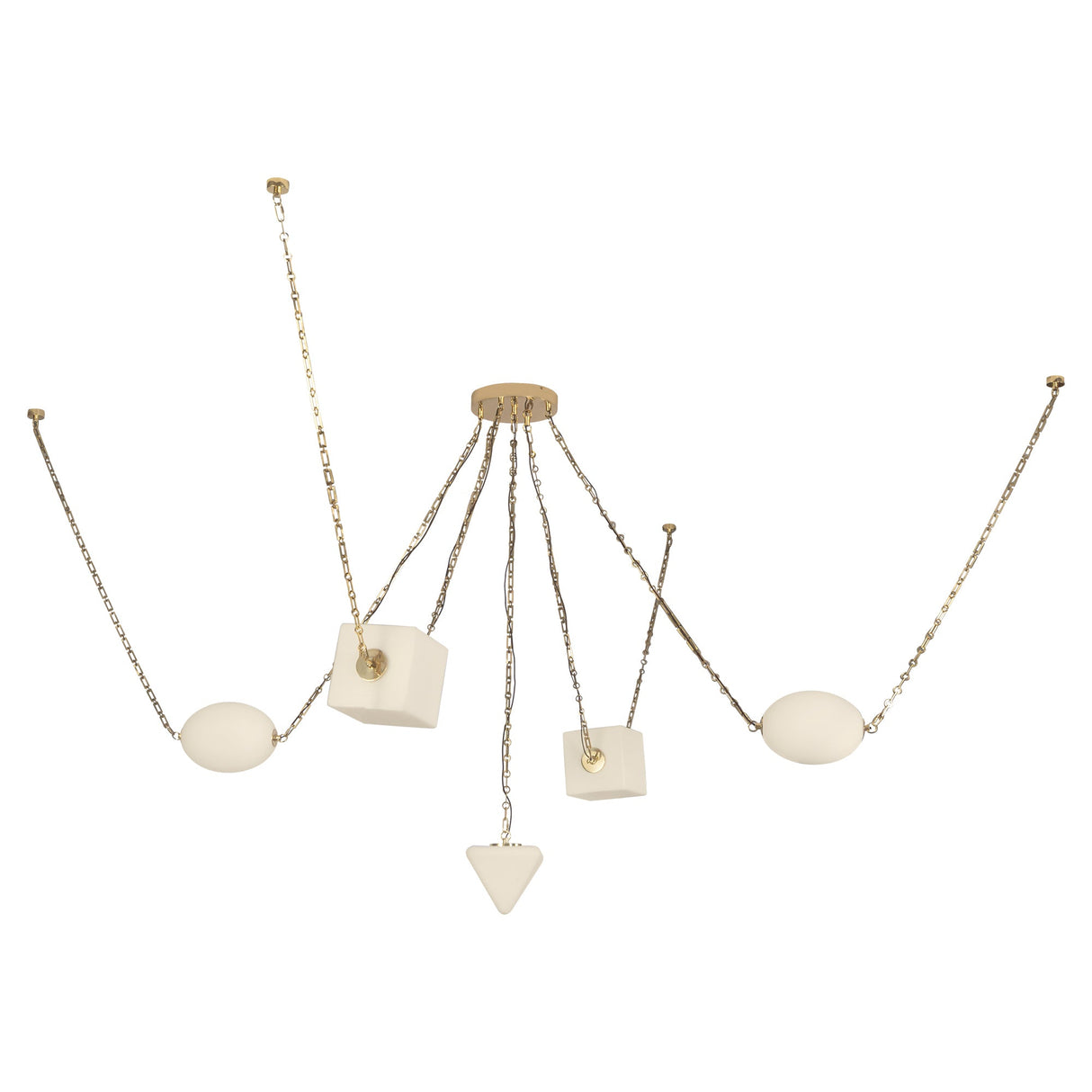 Alora Mineral 5-Head Chandelier