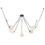 Alora Mineral 5-Head Chandelier