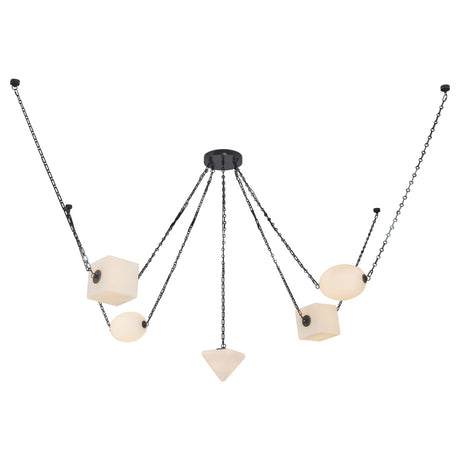 Alora Mineral 5-Head Chandelier