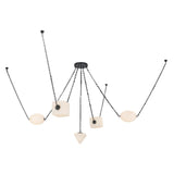 Alora Mineral 5-Head Chandelier