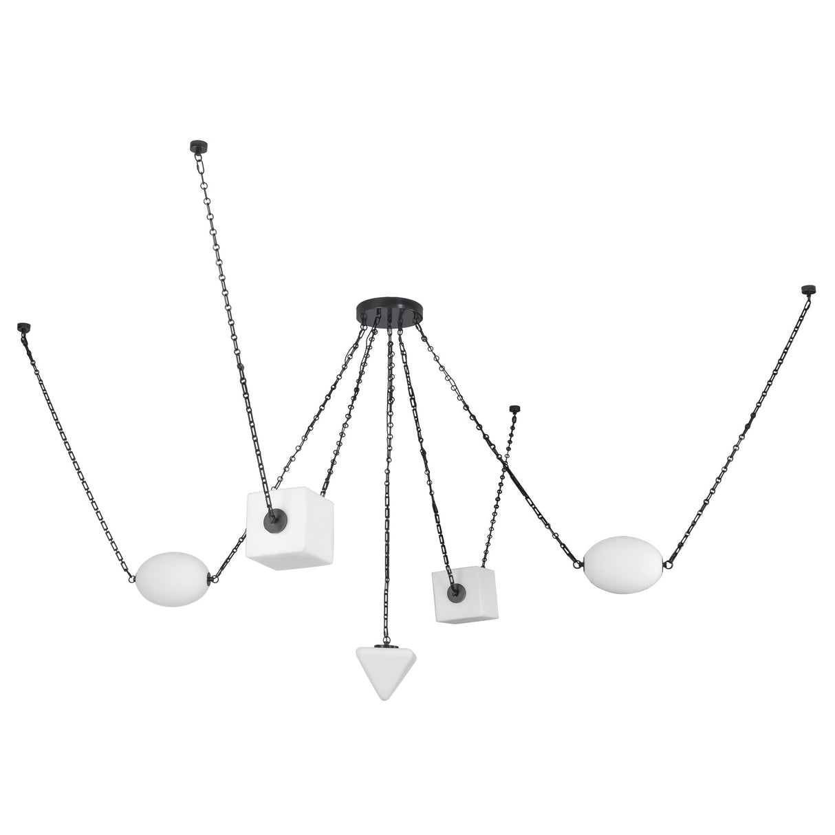 Alora Mineral 5-Head Chandelier