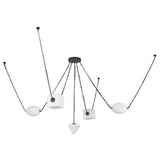 Alora Mineral 5-Head Chandelier