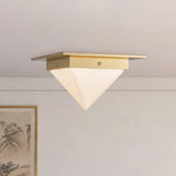 Alora Mineral 4-in (8-in Width) Flush Mount