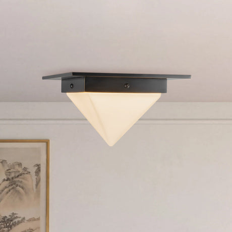 Alora Mineral 4-in (8-in Width) Flush Mount